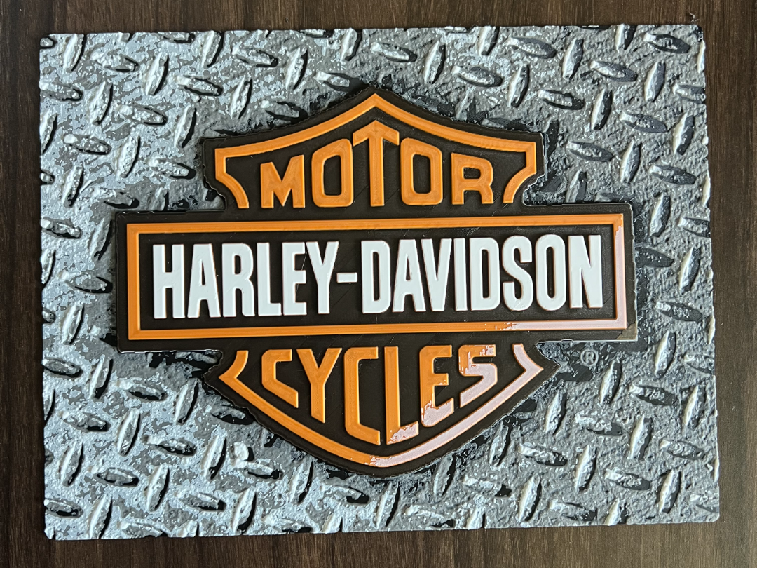 Harley Davidson Logo Hueforge/Chroma Canvas