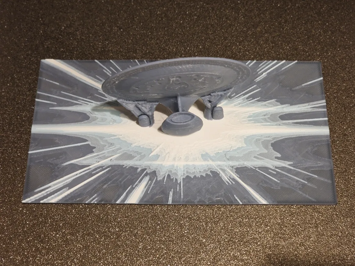 Enterprise TNG - HueForge Hybrid Print