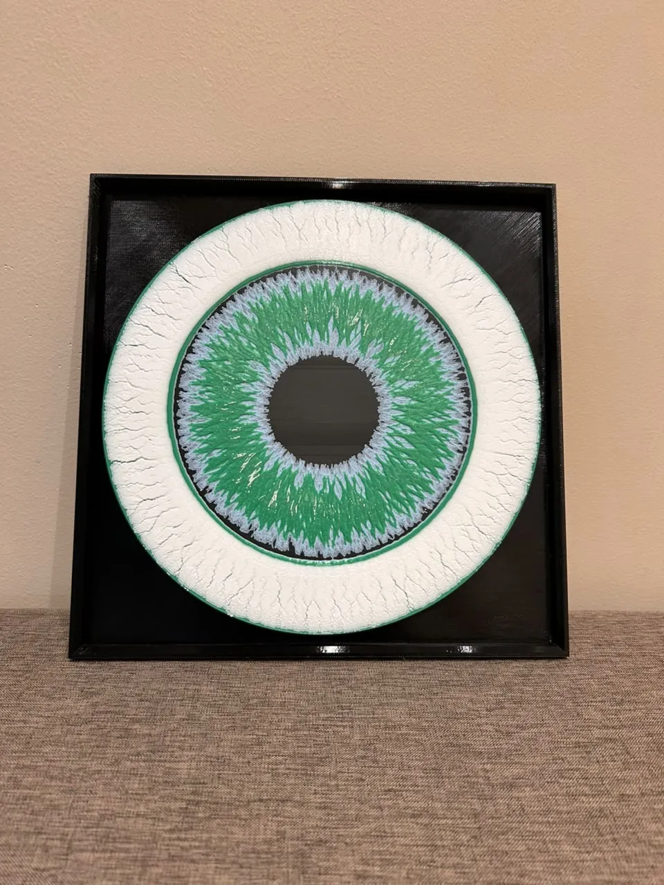 HueForge Quadro - Olho, Fundo de Olho, Moldura