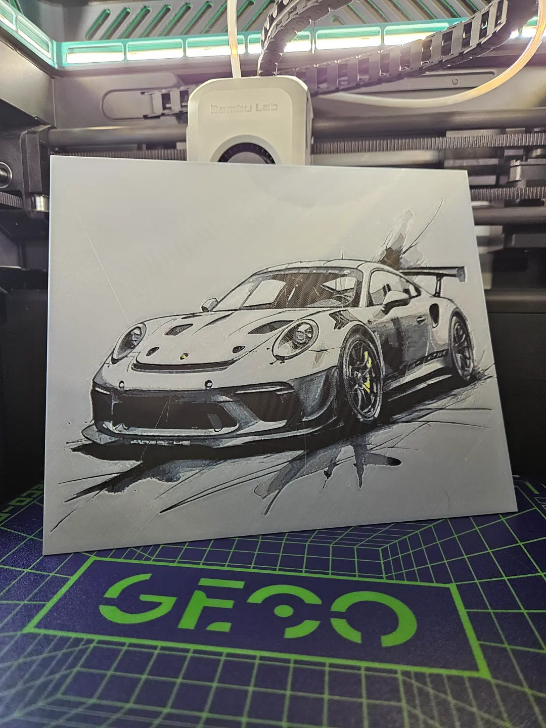 Porsche GT3 RS HueForge Part 2