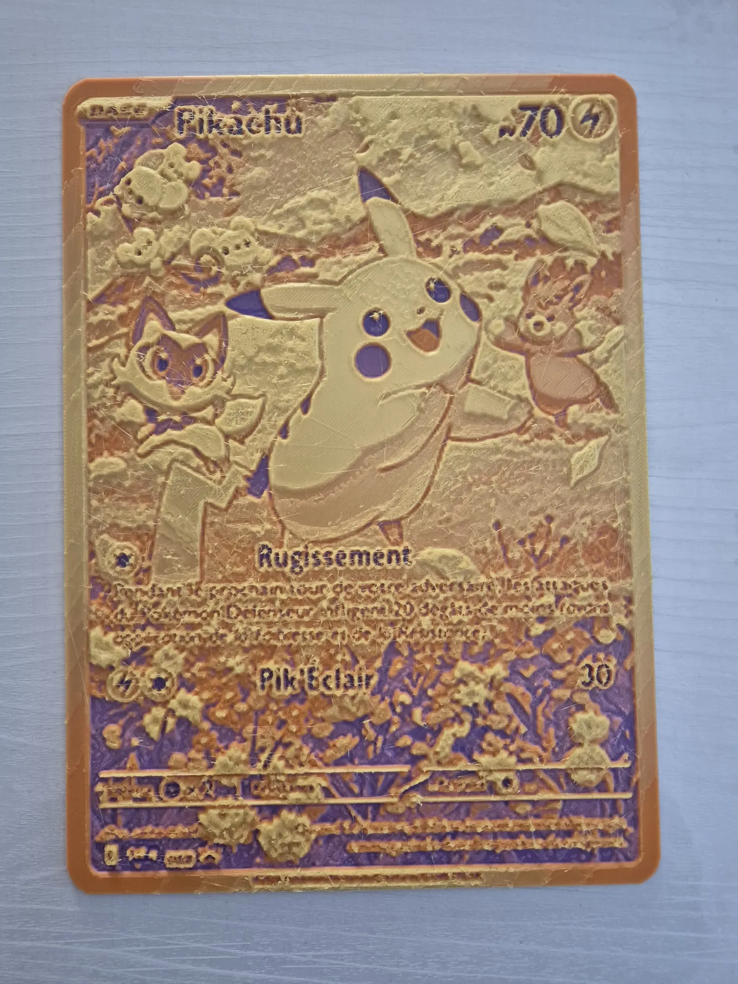 hue forge carte pokemon pikachu