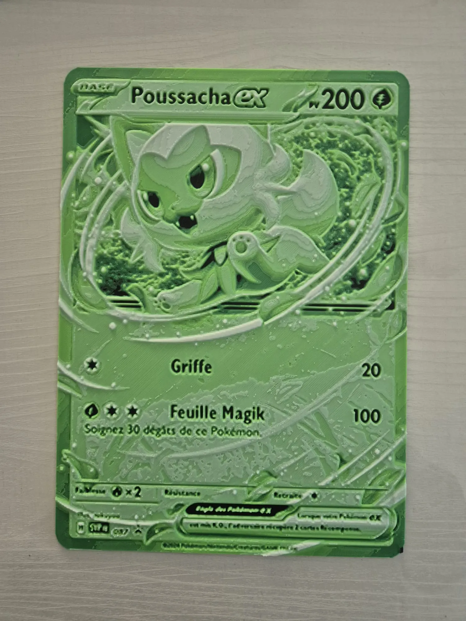 hue forge carte pokemon poussacha ex