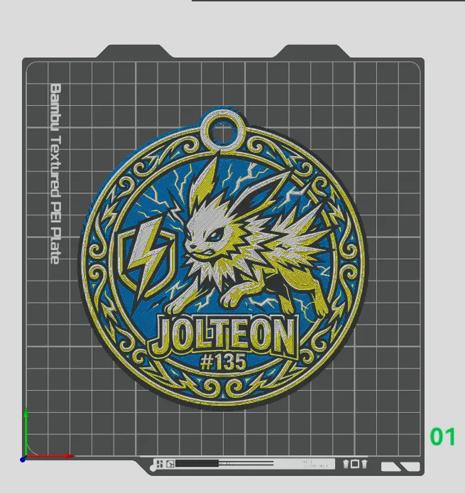 Jolteon #135 - Pokemon Ornament