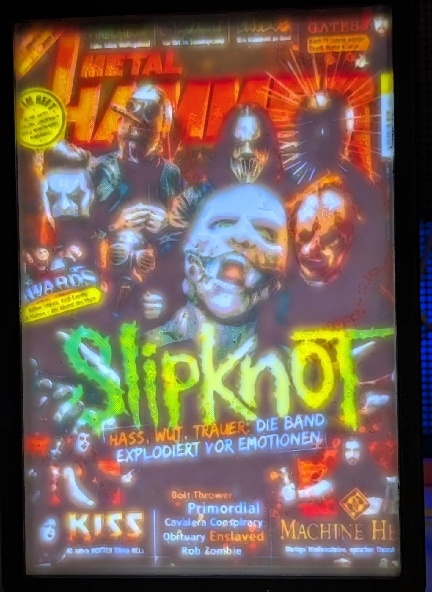 Slipknot Metal Hammer Litho