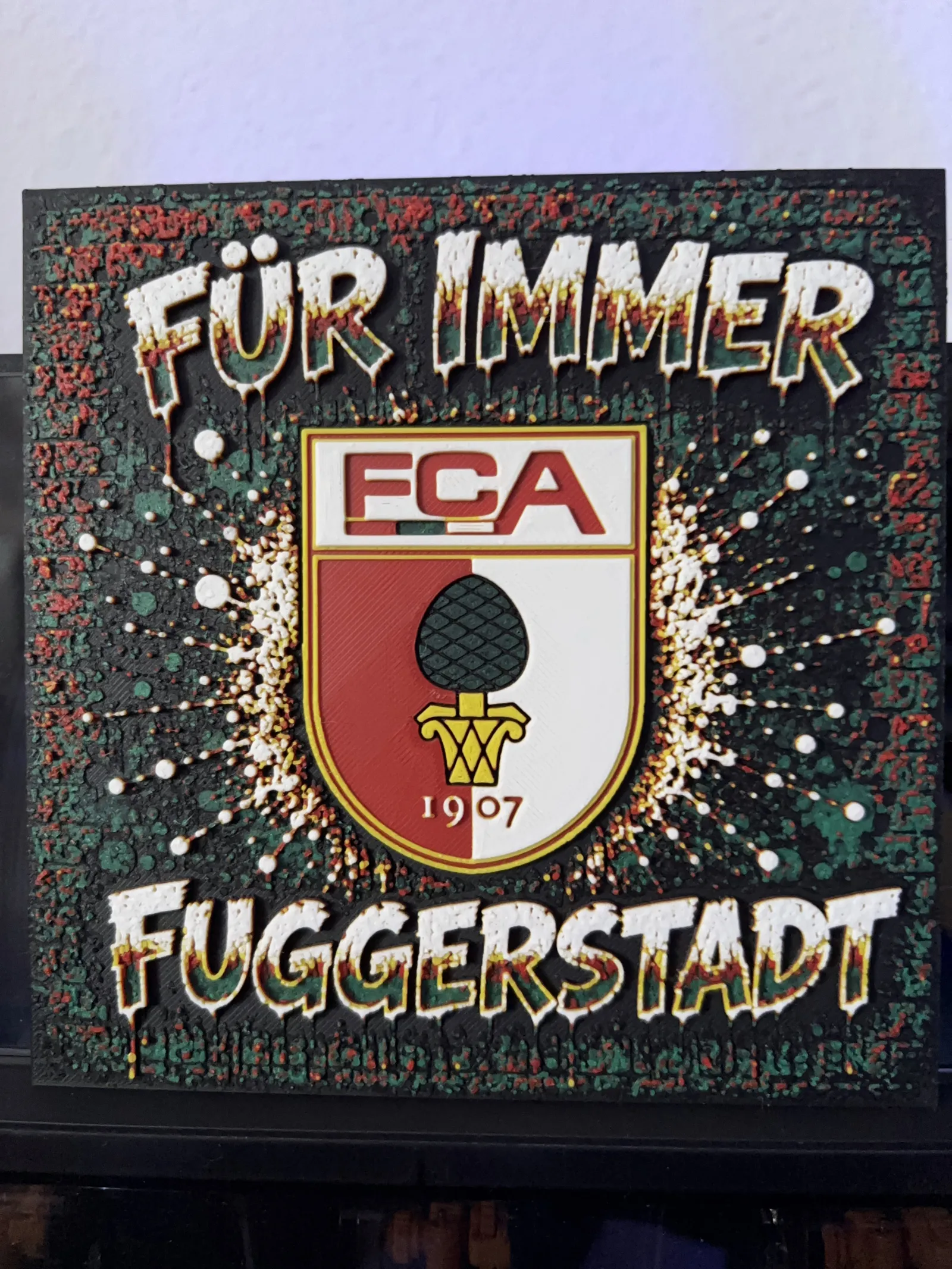 FC Augsburg Fuggerstadt Graffiti Hueforge FCA