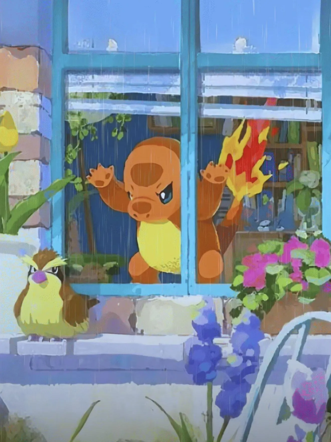 Window Charmander Pokemon 6x8 Hueforge - Multipart