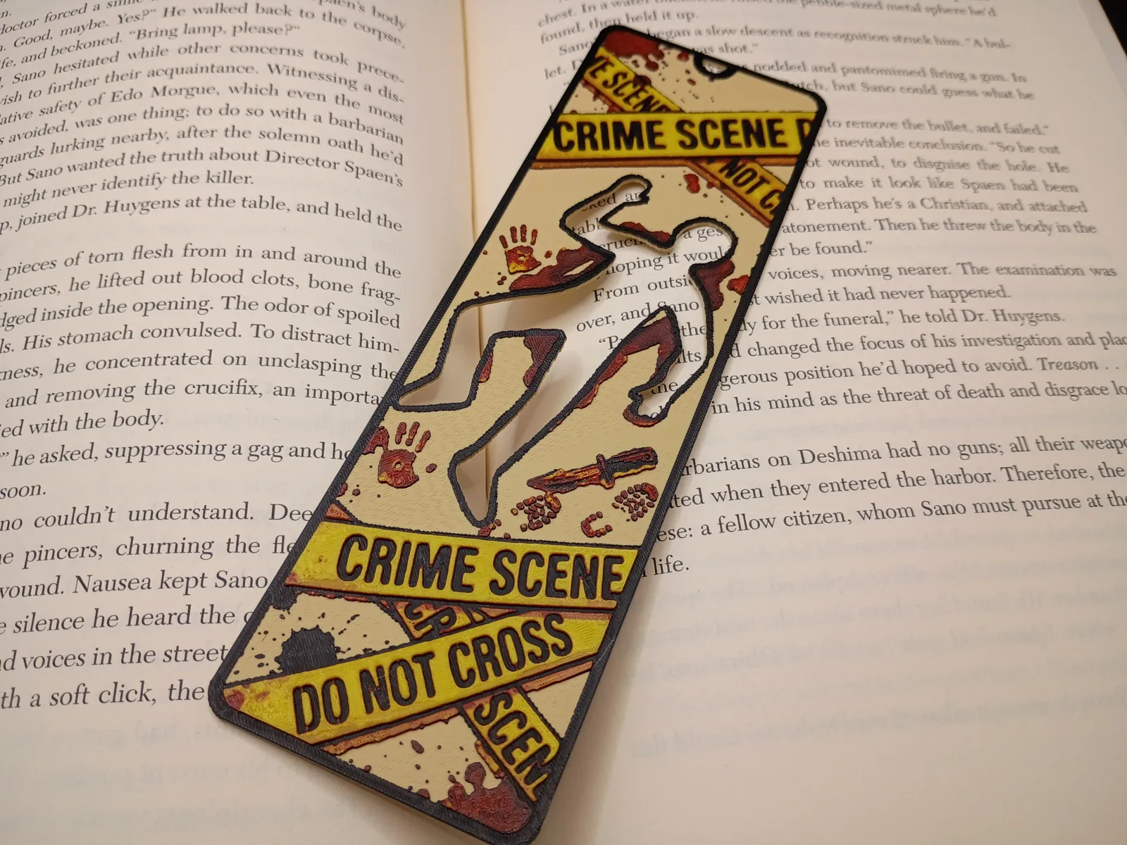 Crime Scene, Mystery Bookmark