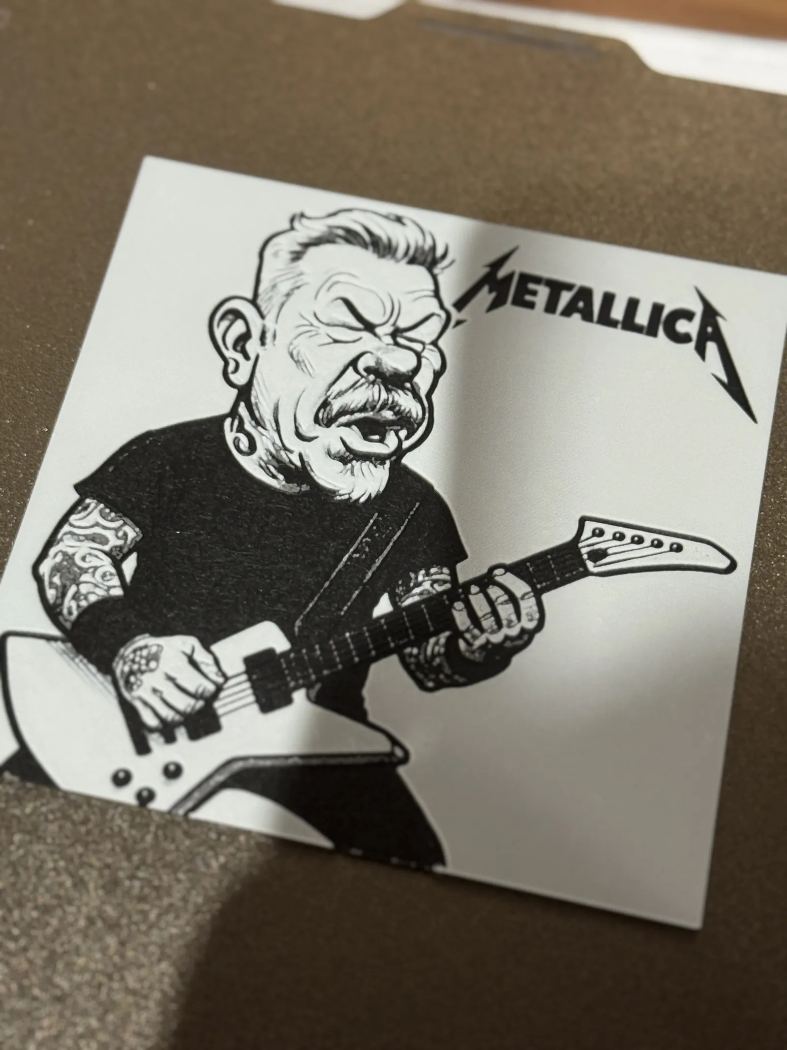 Hue Forge Karikatur James Hetfield