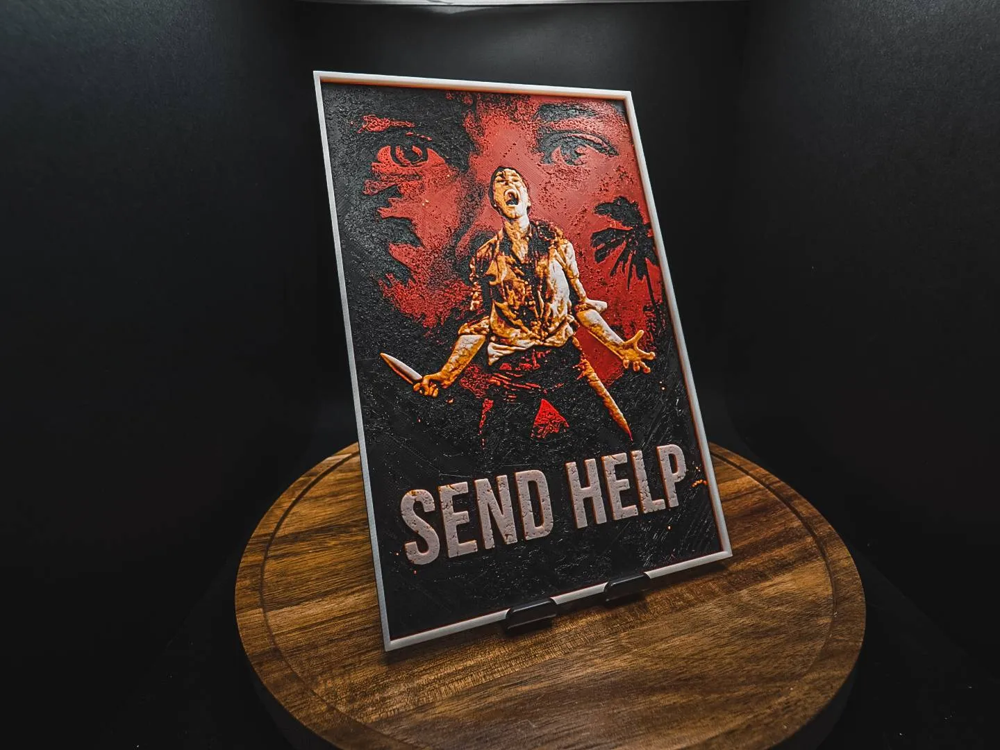 Send Help (Movie Poster - HueForge)