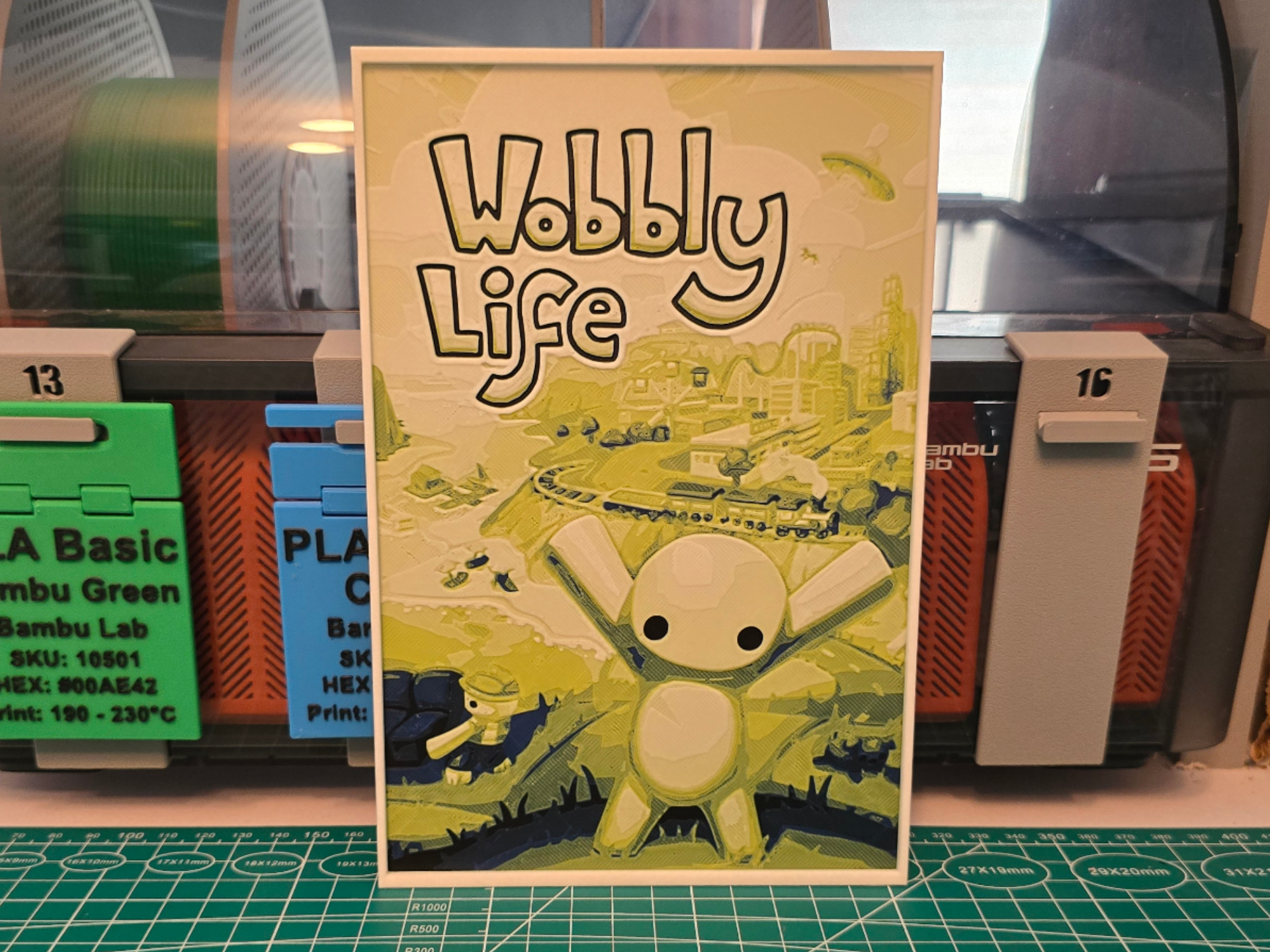 Wobbly Life Game Poster - Hueforge Art
