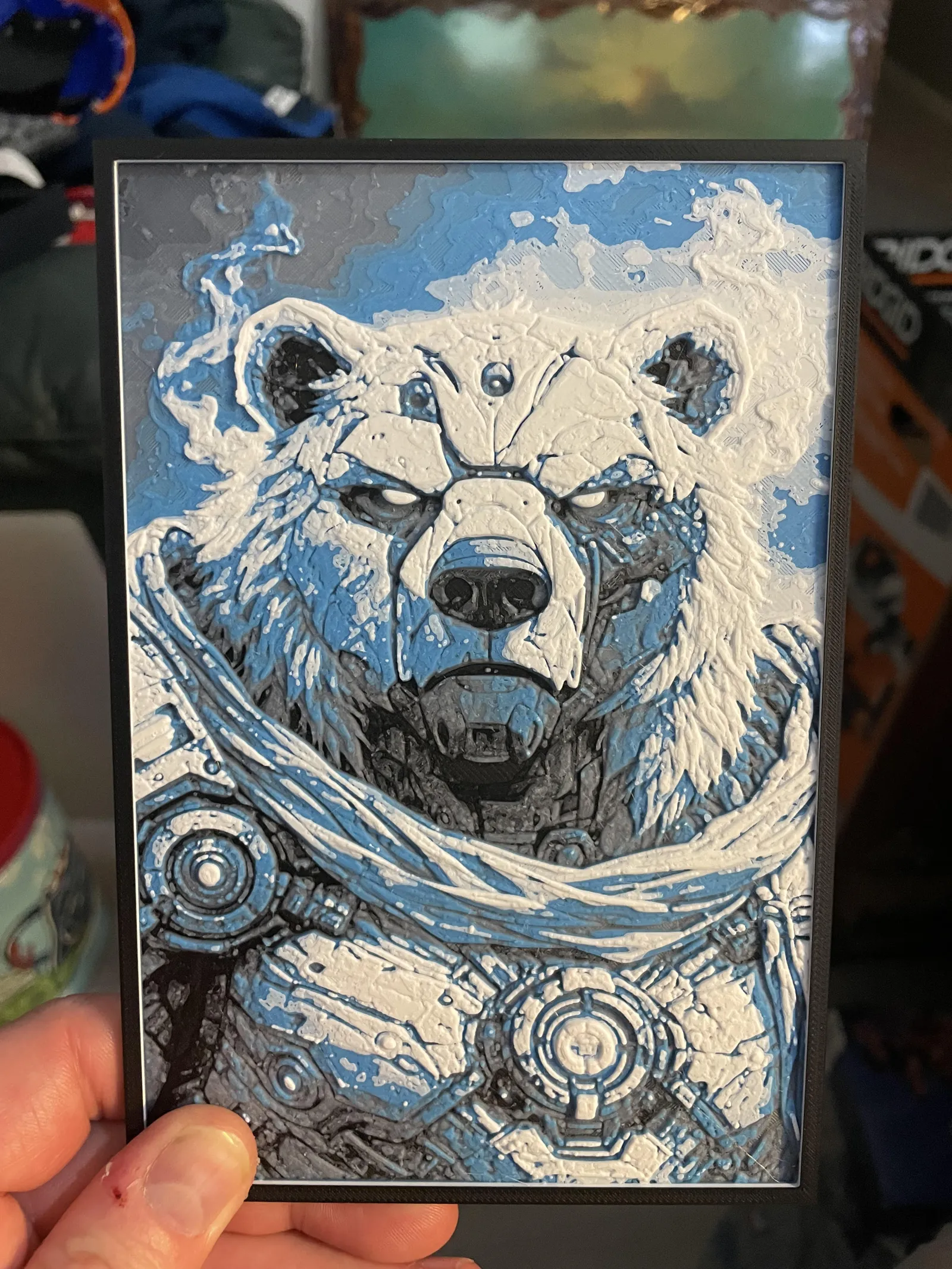 Cyborg Bear Hueforge