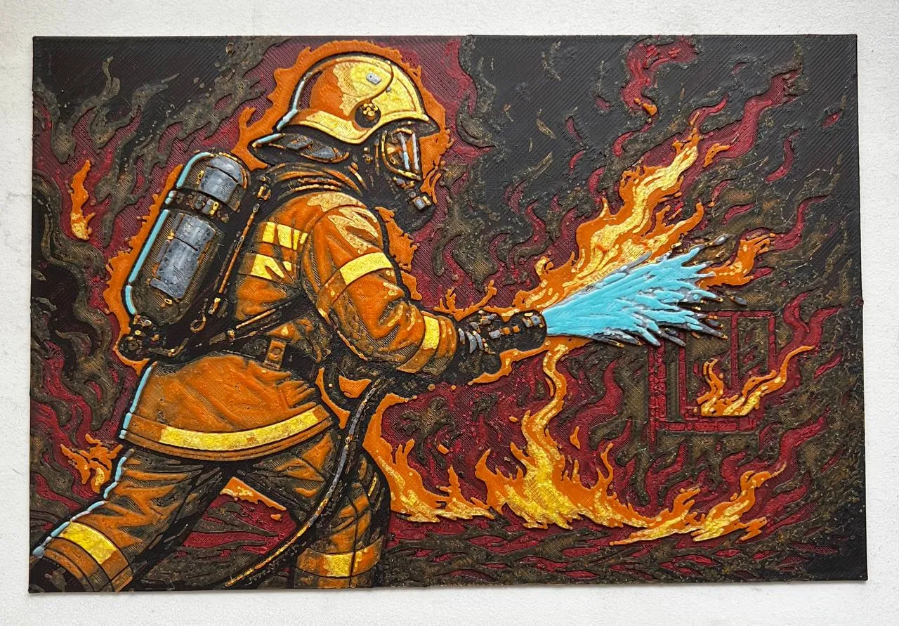 Firefighter HueForge