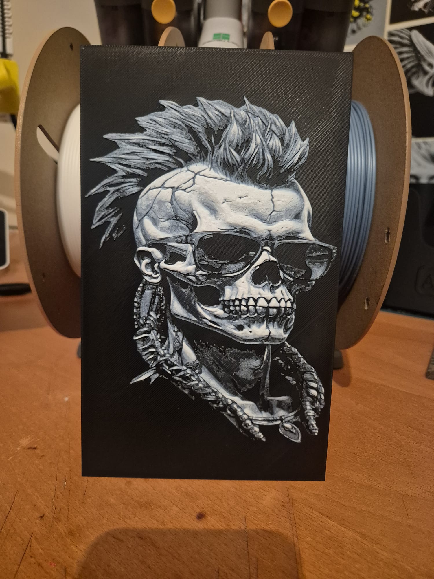 skull punk hueforge