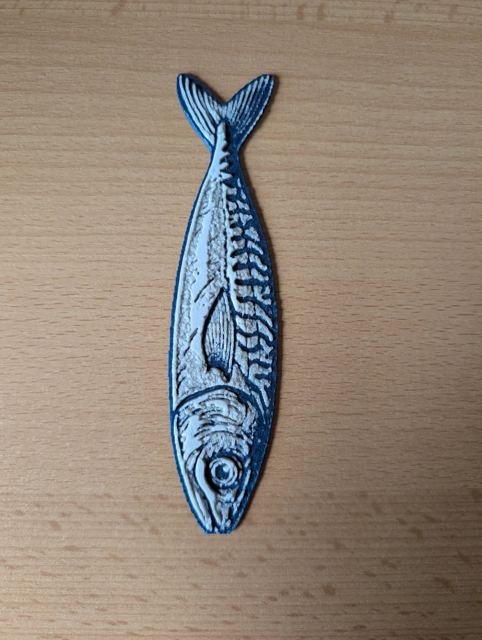 Realistic Sardine Fish Bookmark