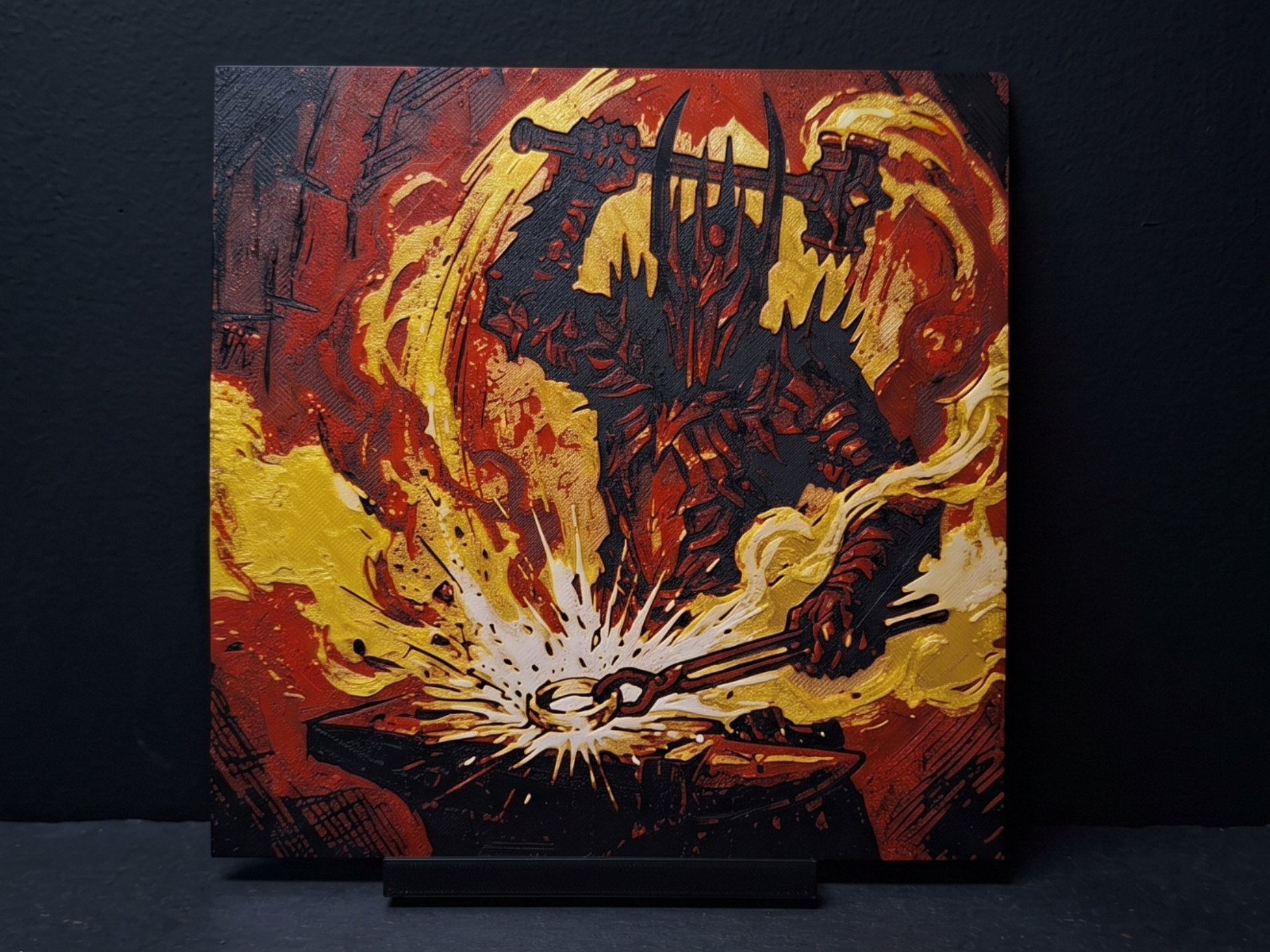 Sauron's Forge - Hueforge Wall Art