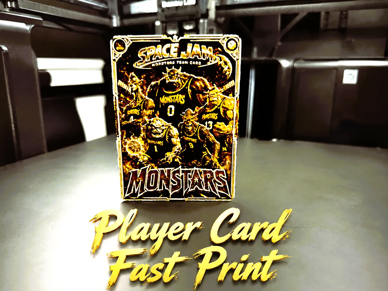 Space Jam Monstars Player Card
