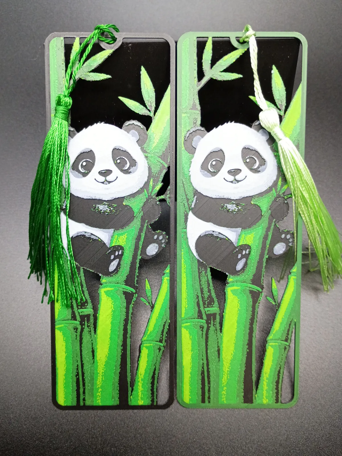 Panda V2, Framed Cutout Bookmark