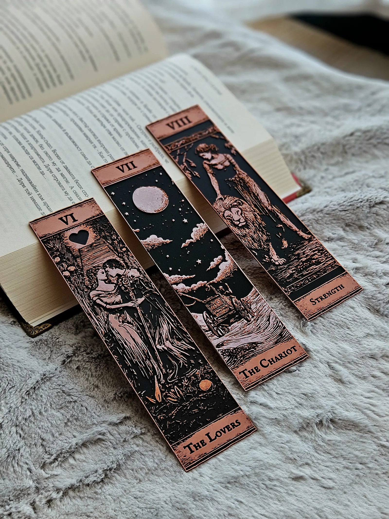 Tarot Bookmarks - (Set 3 Major Arcana)