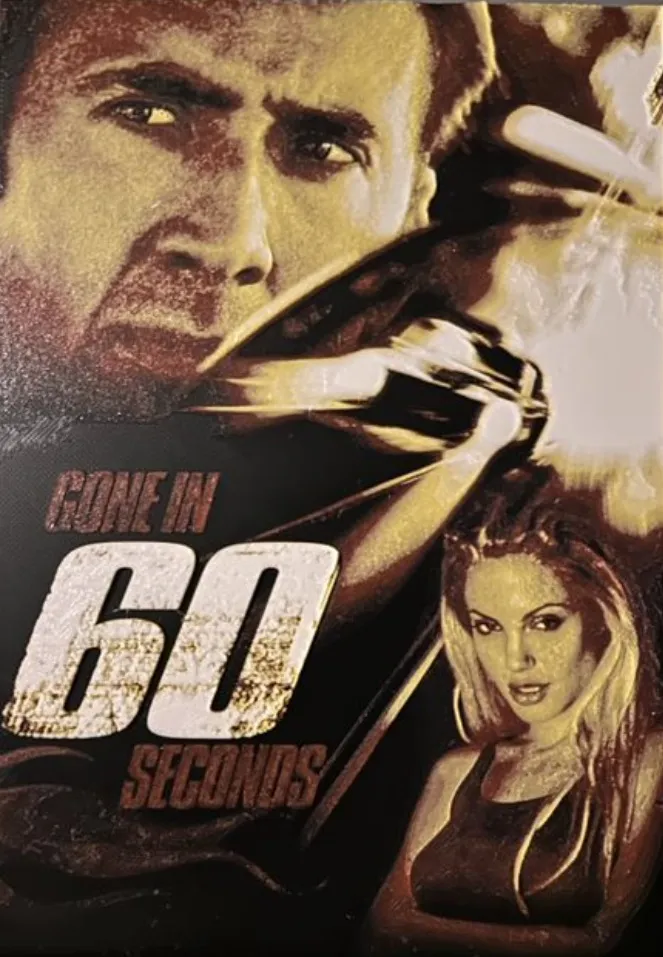 Hueforge Movie Poster - Gone in 60 Secondes -