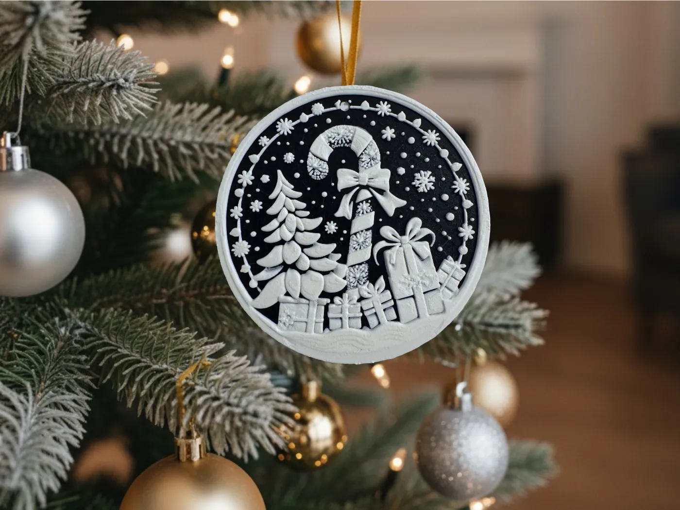 Christmas Candy Cane Decoration