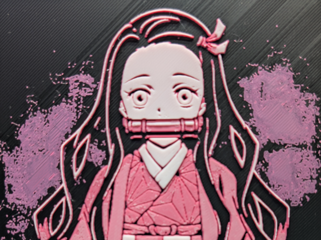 Nezuko Kamado "Demon Art" 3D HUEFORGE