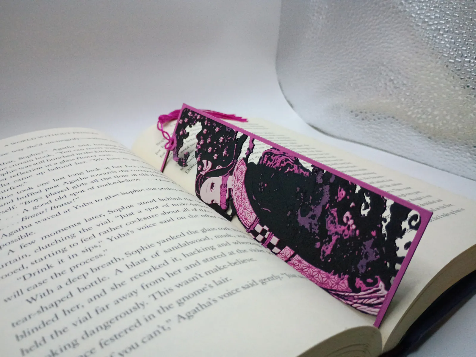 Nezuko Framed Cutout, Demon Slayer Bookmark