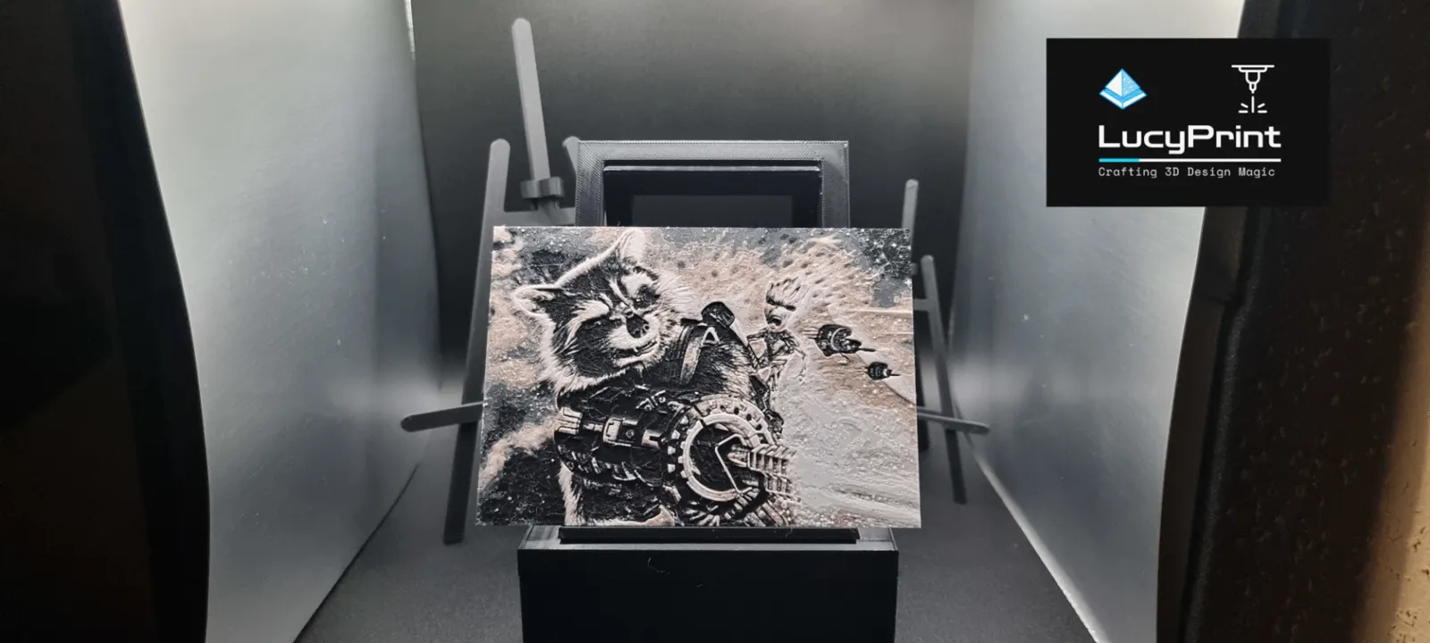 HueForge Box with stand