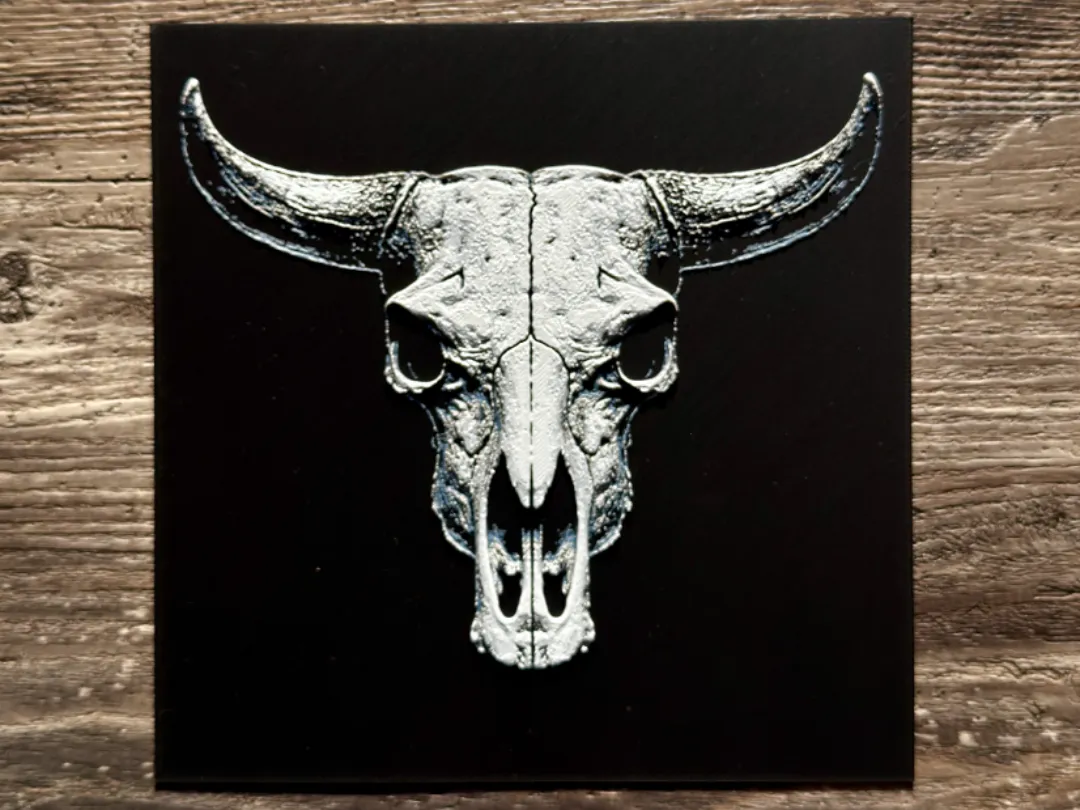 Highland Cow Skull Series