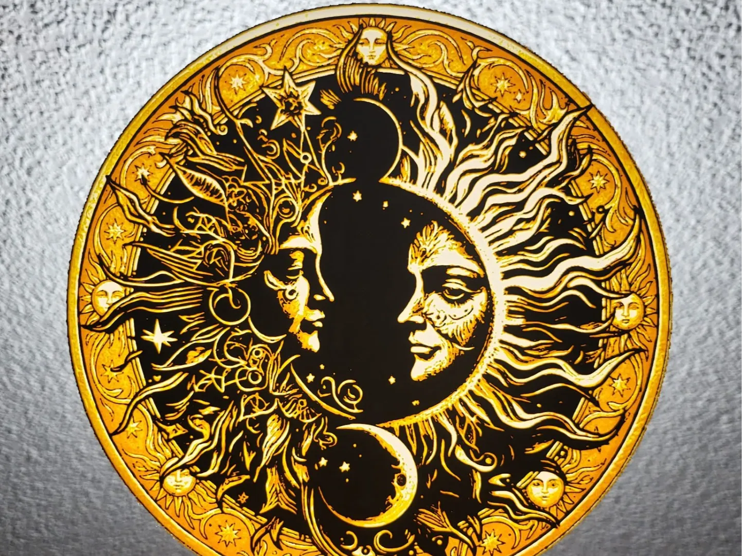 Sun and Moon Lithophane - 4 Color