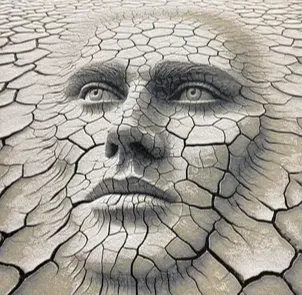 Face in the desert hueforge