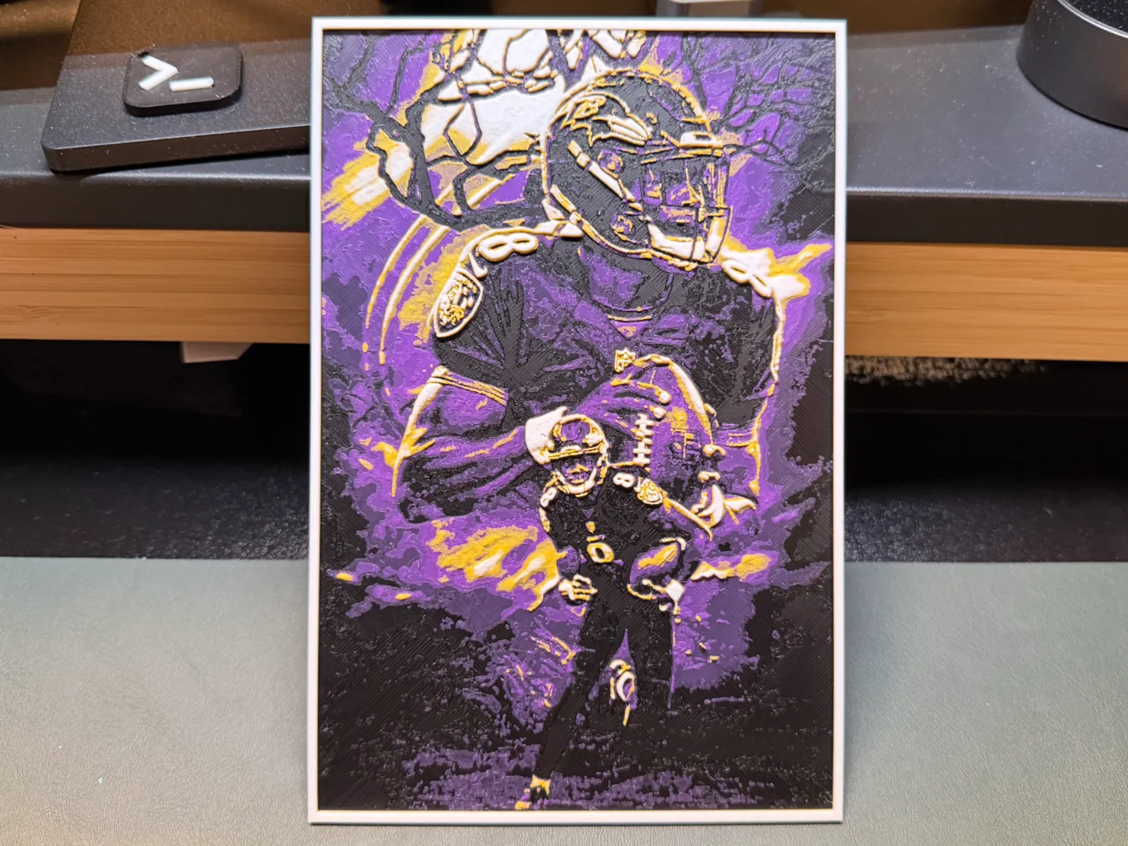 Lamar Jackson Ravens HueForge