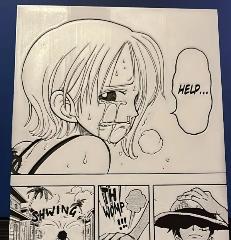 ONE PIECE - nami asks luffy for help - hue forge