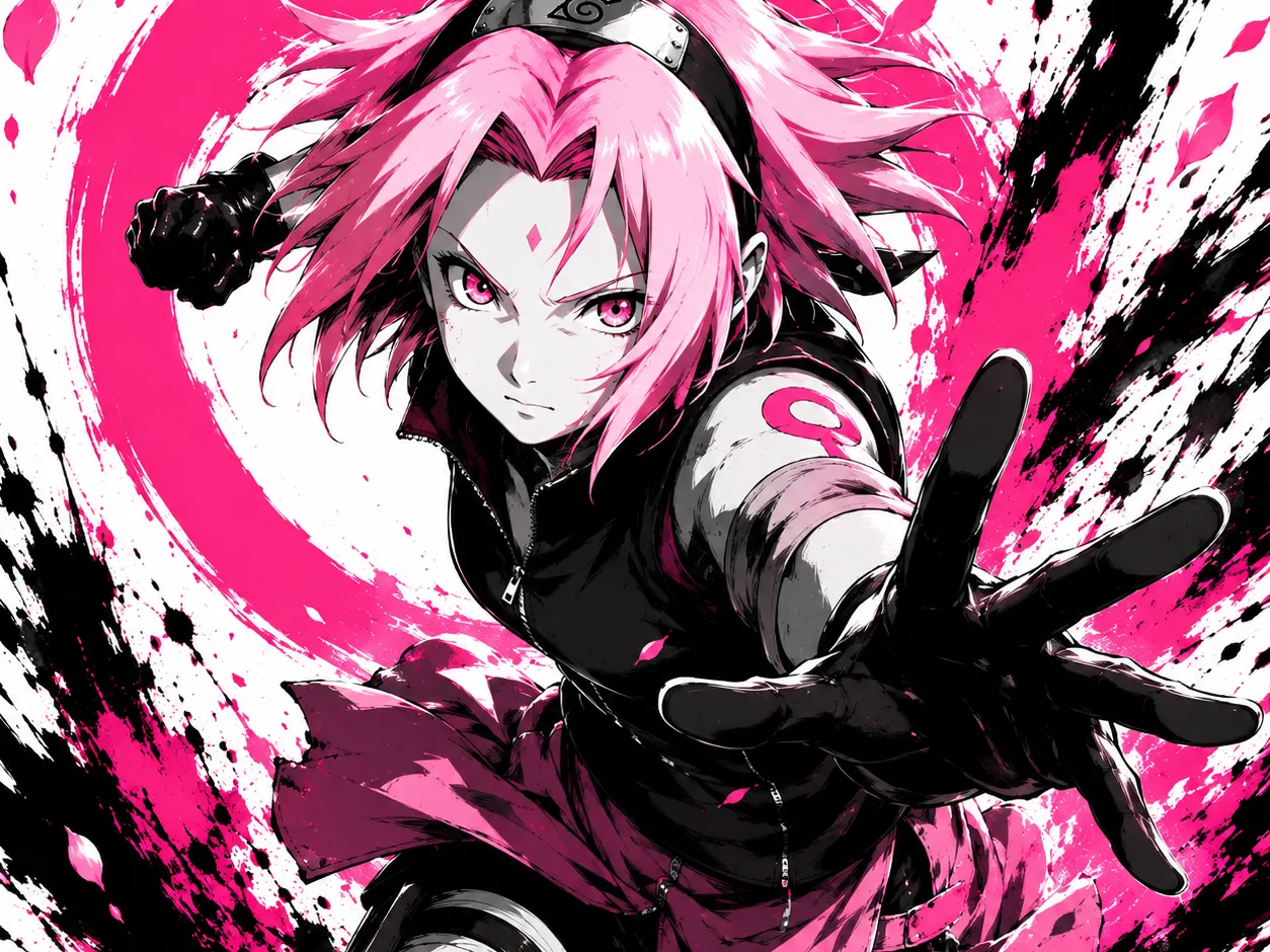 Sakura Ninja ColorPop Wall Art