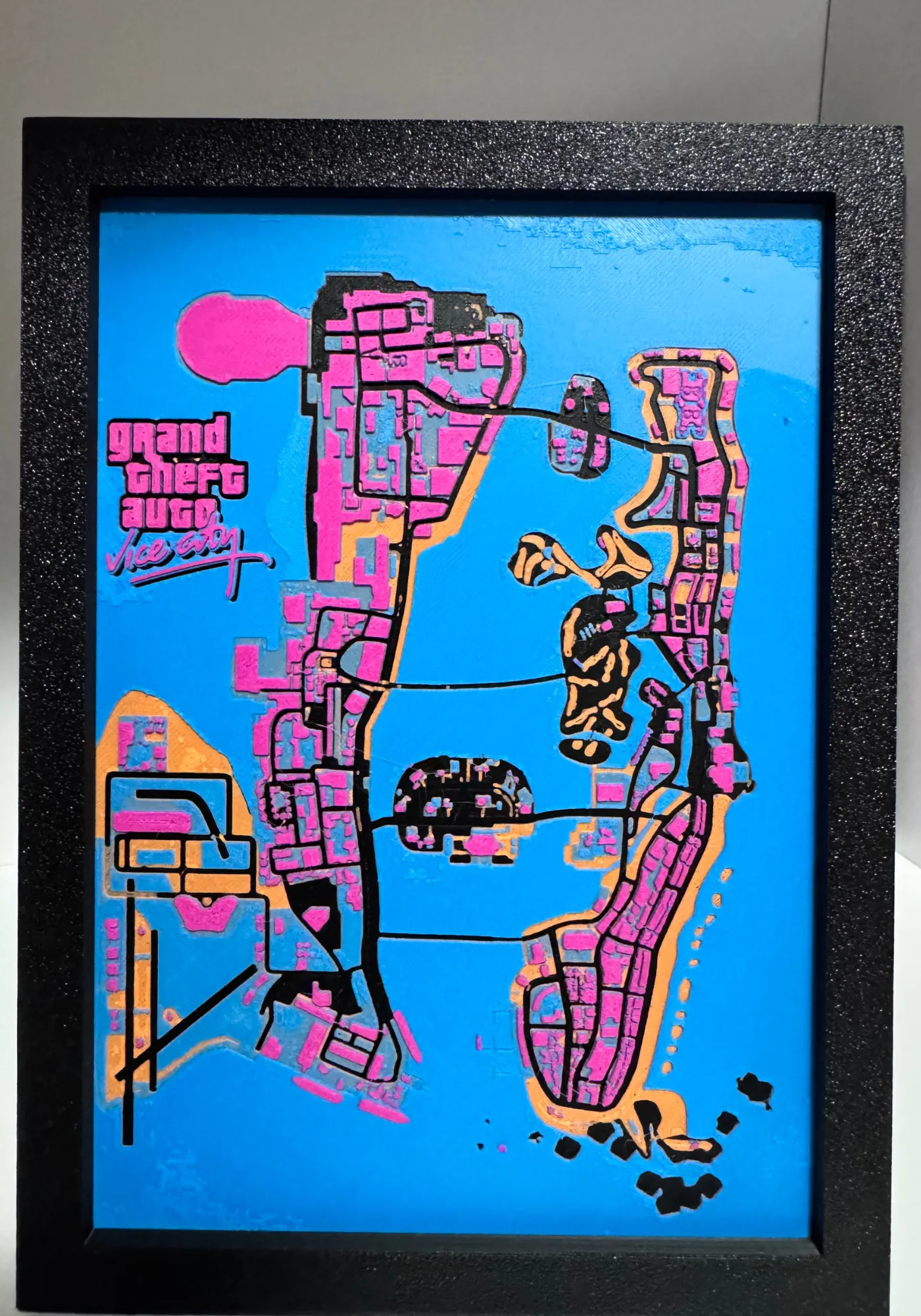 GTA Vice City Map HueForge