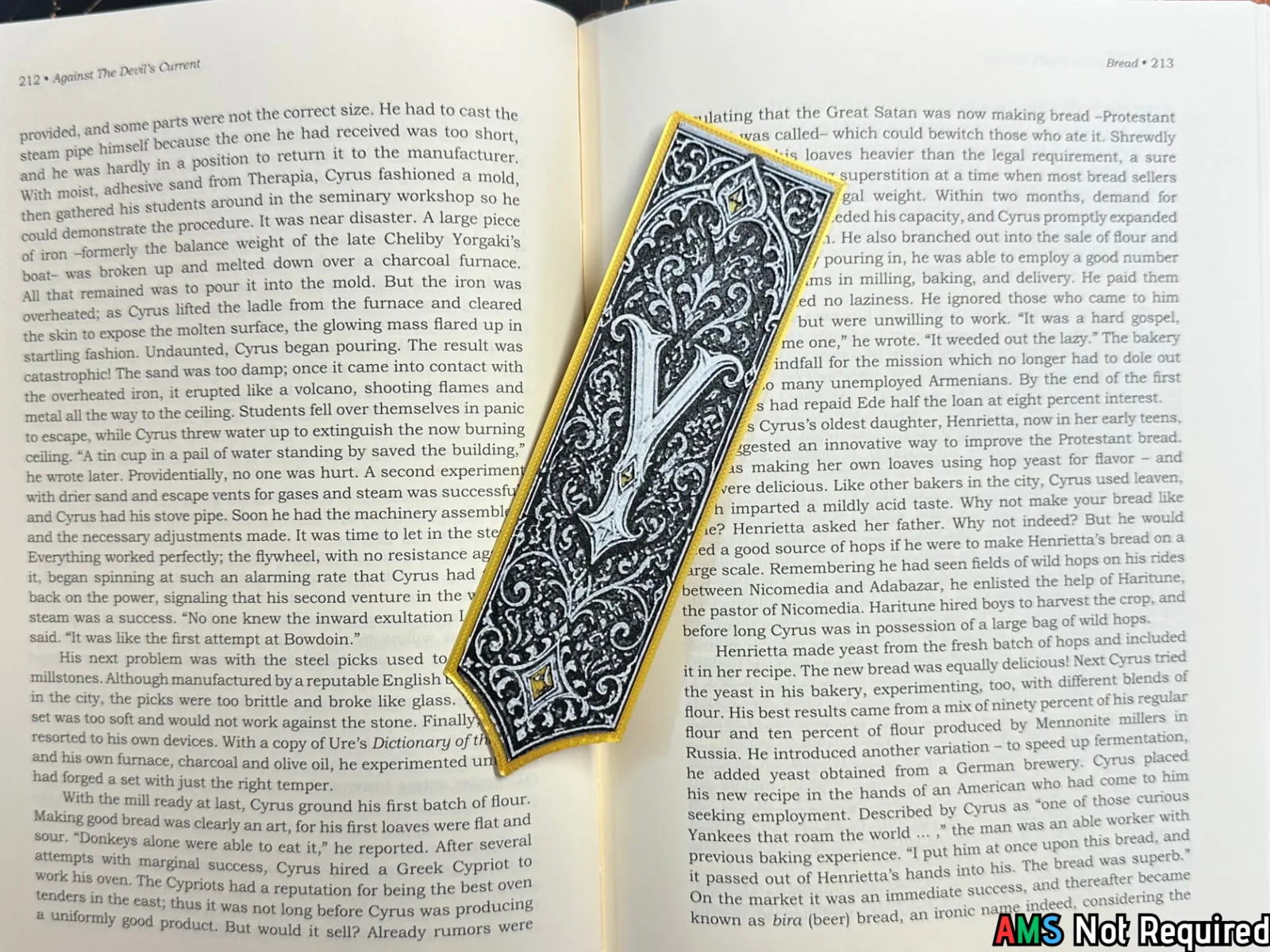 Gothic Letter Y Bookmark - HueForge Alphabet