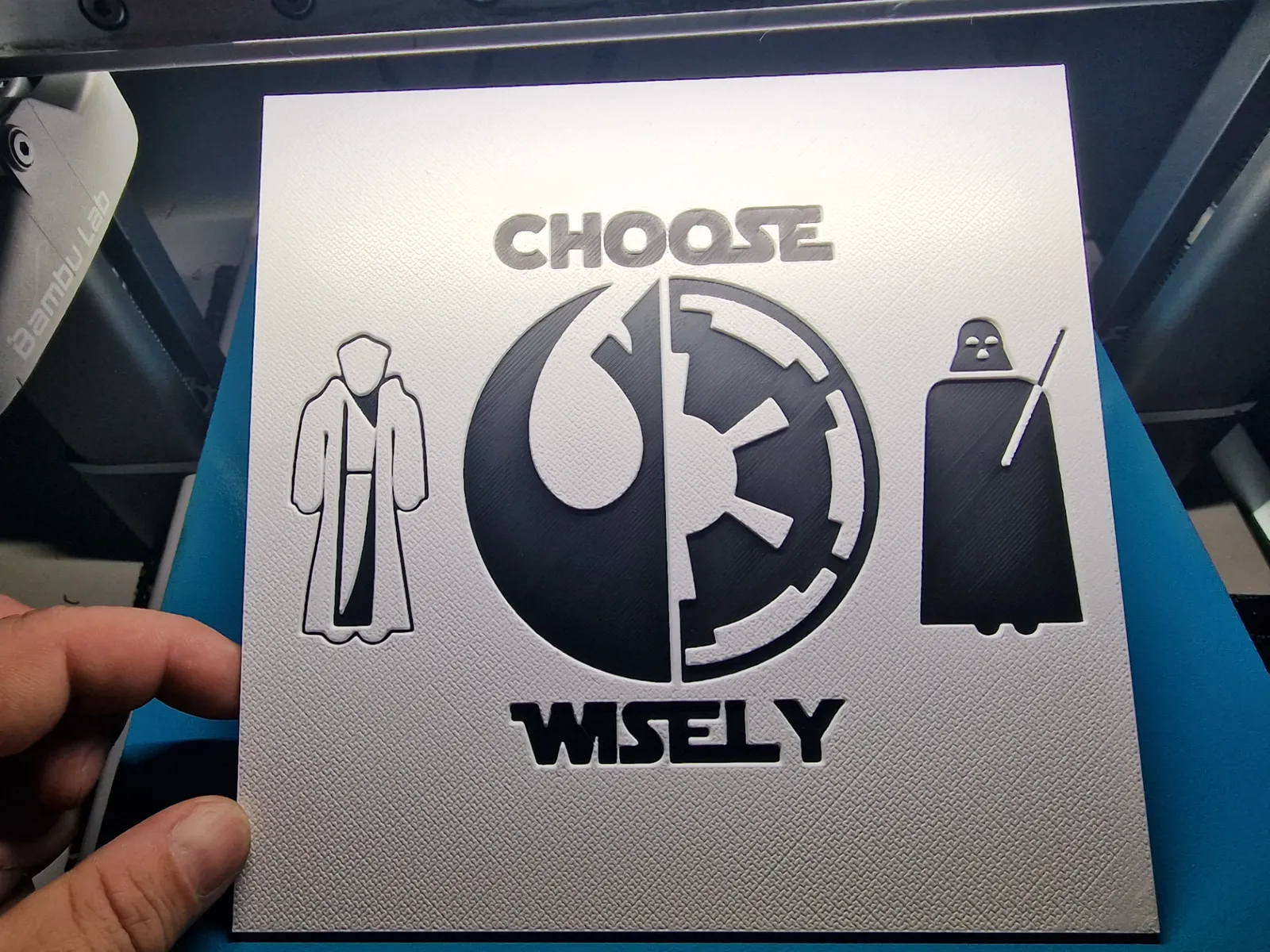 Star Wars Choose Wisely You Must! Hueforge Chroma