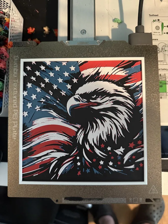 American Eagle Flag - Hueforge (V2)