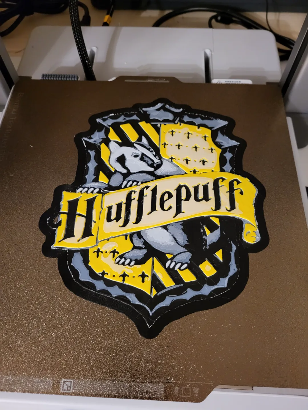 Hue Forge - Hufflepuff crest