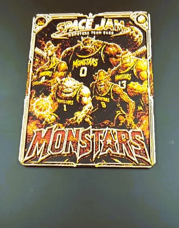 Space Jam Monstars Player Card