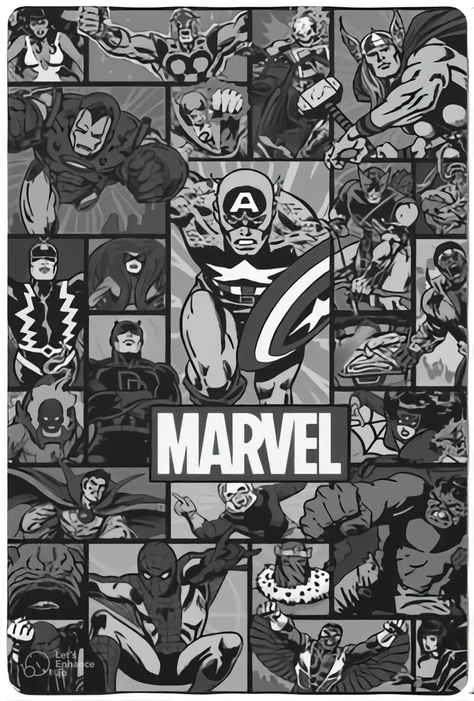 Marvel Wall Poster HueForge
