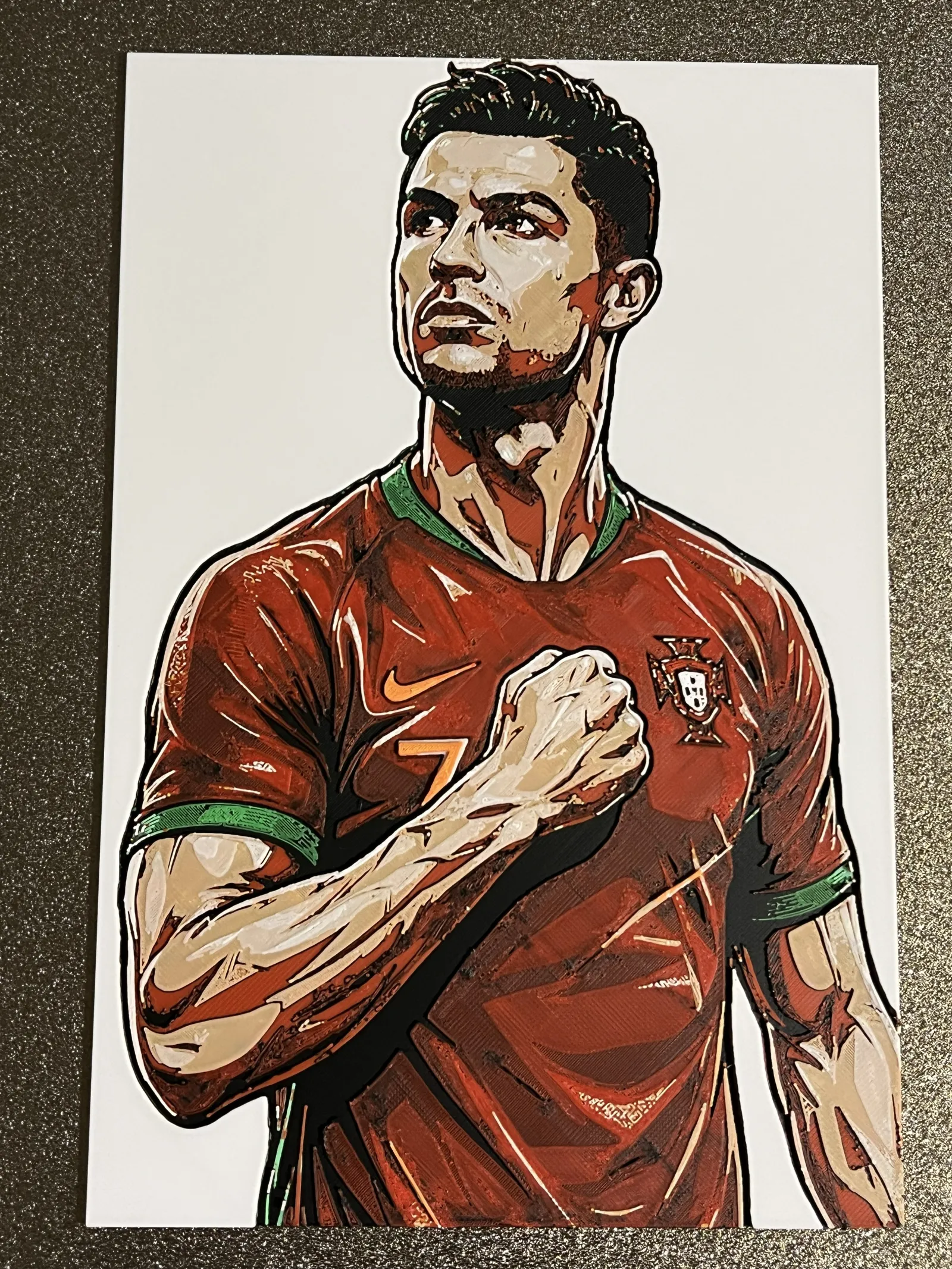 Cristiano Ronaldo Human Hueforge