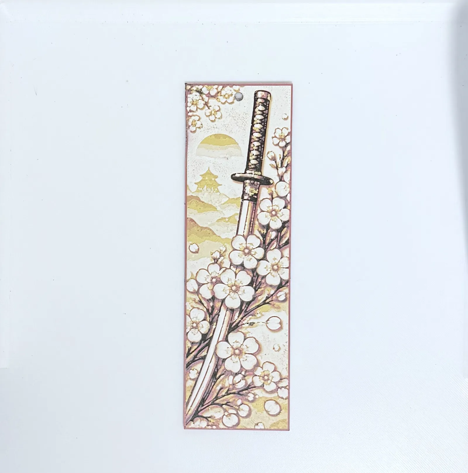 3D Printed Samurai Sakura Bookmark – NO AMS