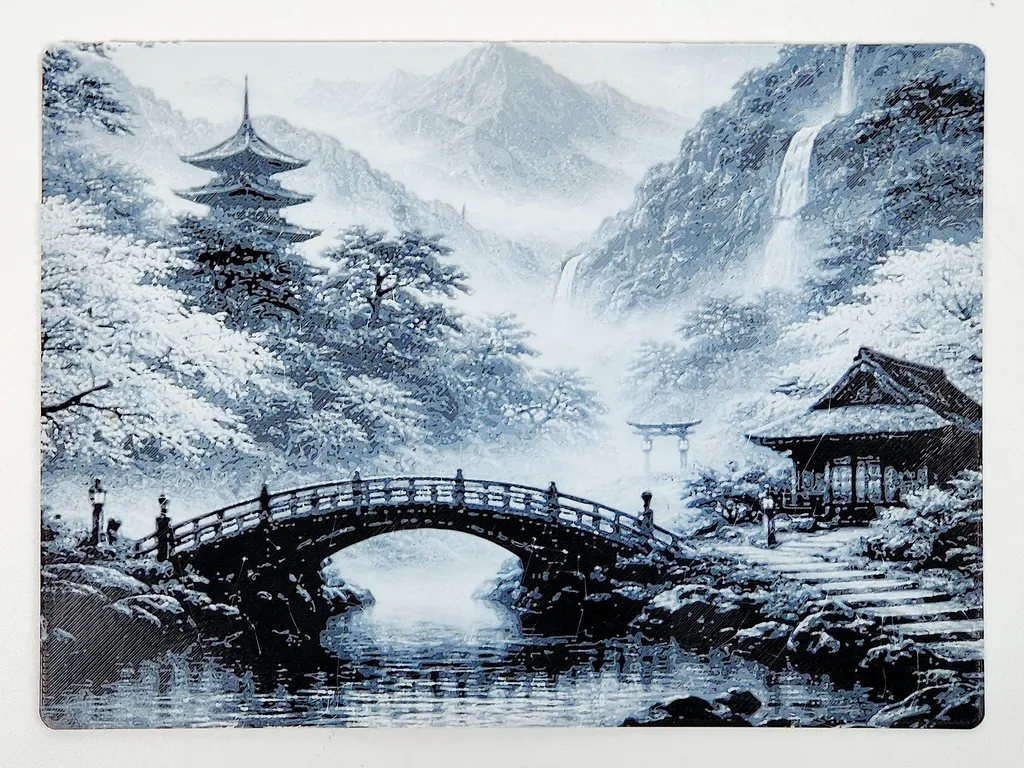Japanese Landscape - HueForge