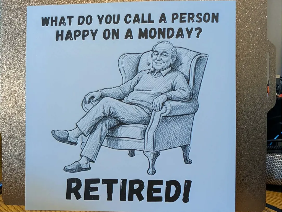 Happy Monday - Retired - Hueforge - 2 colours