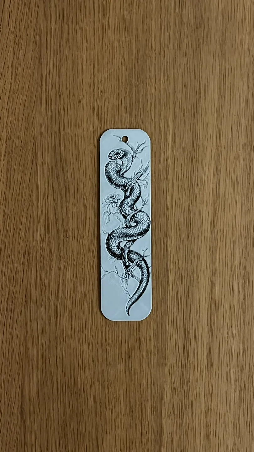 Snake Bookmark Hueforge Year of The Snake Gift