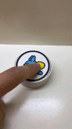 中龙猫按压玩具-多色一盘打印-咔哒点击器可活动解压玩具