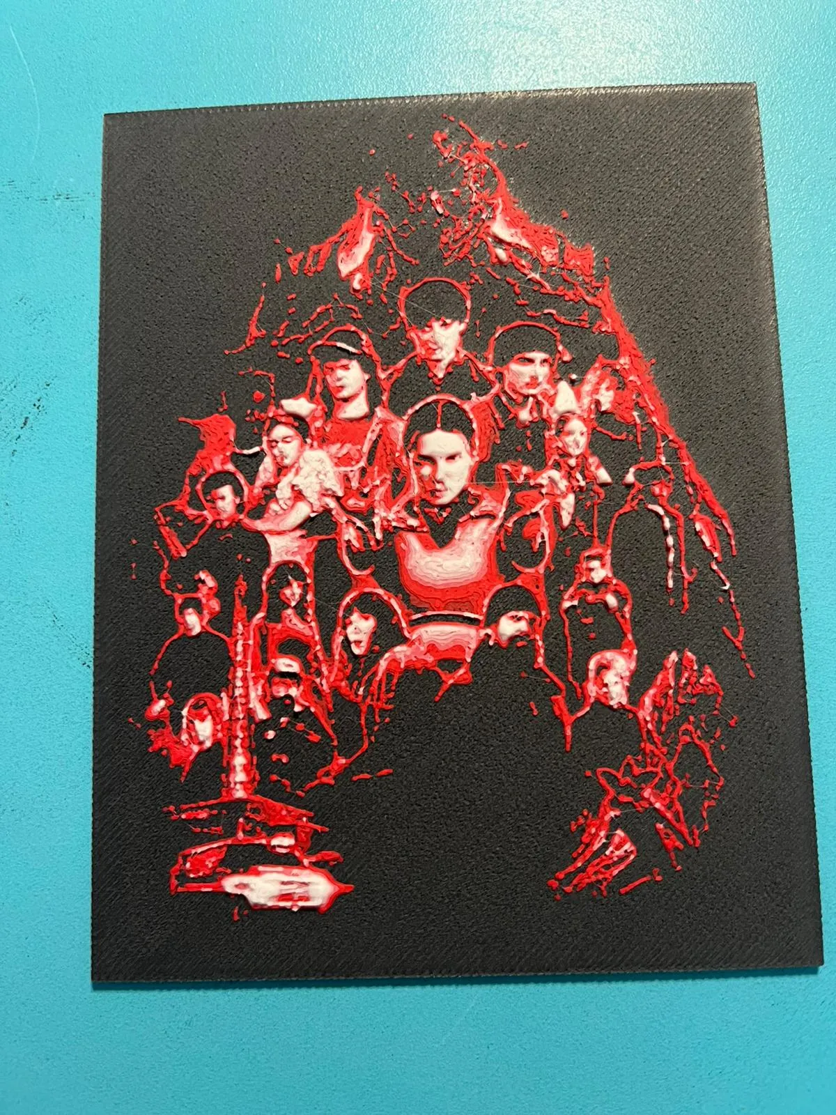 Stranger Things Wall Art Layered PLA Display Litho