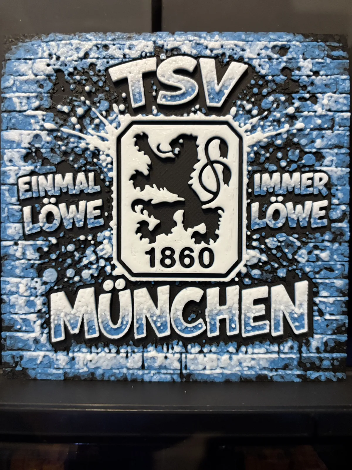 TSV 1860 München Graffiti Hueforge