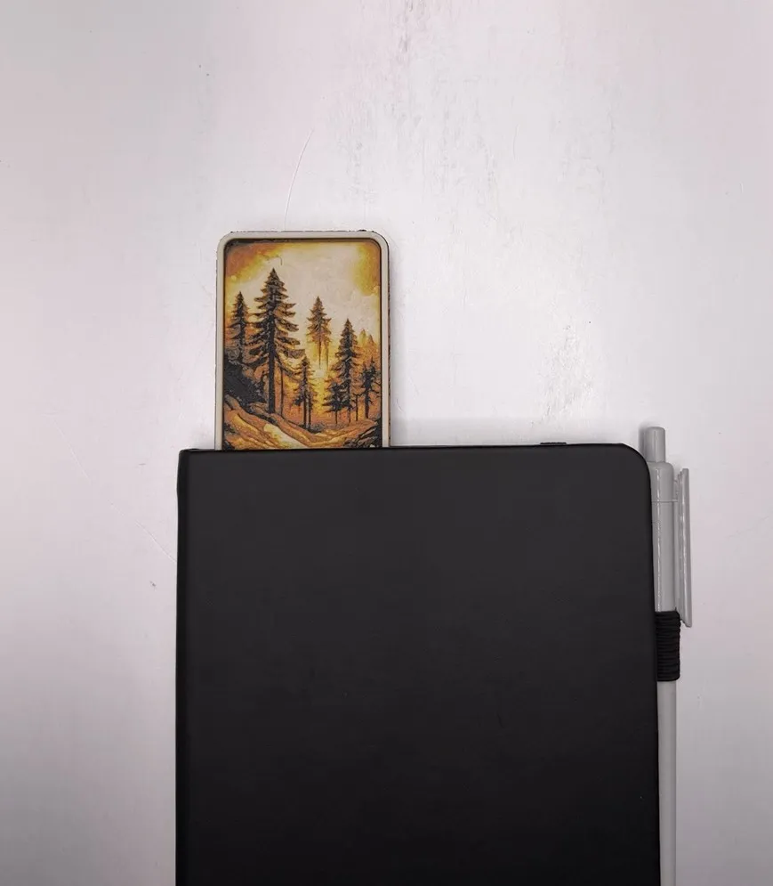 Forest Fall Inkfall Bookmark - Hueforge