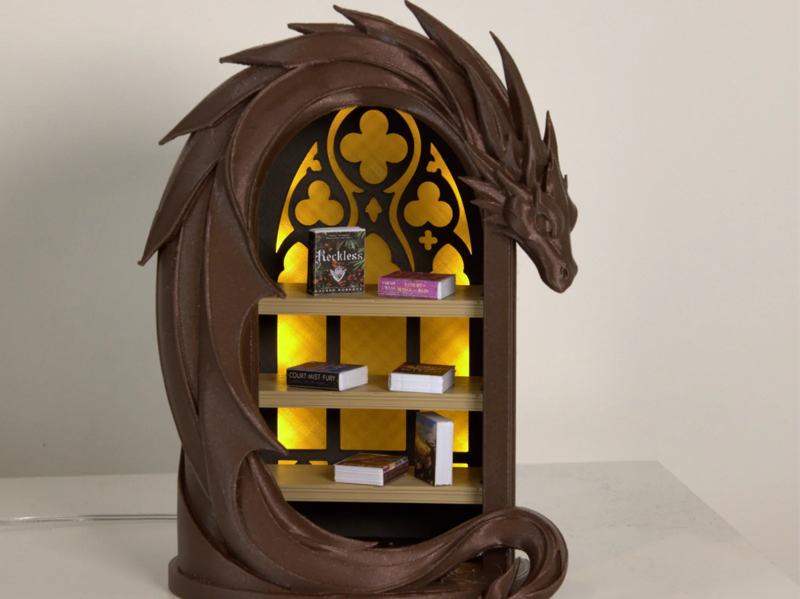 Modular fantasy book nook - Dragon